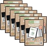 eco-eco A5 50% Recycled 20 Pocket Presentation Display Book Pack of 12