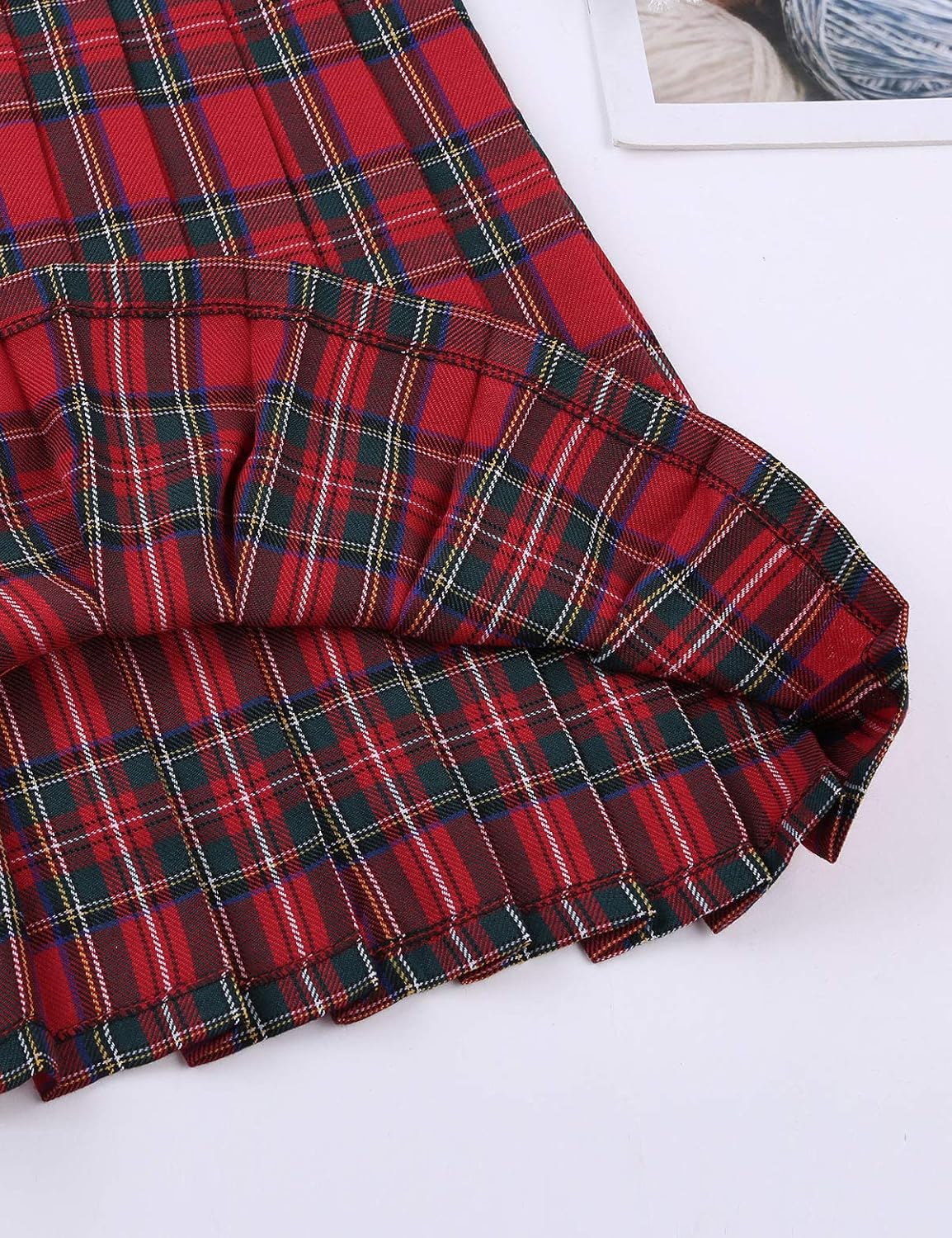 CHICTRY Falda Uniforme Escolar para Mujer Niñas Plisada Escocesa
