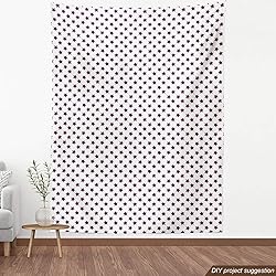 Ambesonne Stars Fabric by The Yard, Continuous