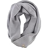 100% Merino Wool Everyday Knit Infinity Scarf - Winter Loop Scarf - Midweight Scarves for Women and Men