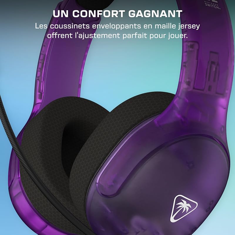 Airlite Fit Noir Anthracite Casque de Gaming Filaire sous Licence Officielle pour Nintendo Switch 2