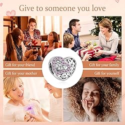 Annmors Charms Love Heart Dangle Pendants 925