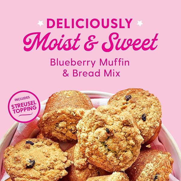 DUNCAN HINES DOLLY PARTON’S BLUEBERRY FLAVORED MUFFIN & BREAD MIX, EASTER BRUNCH, 17.83 OZ.