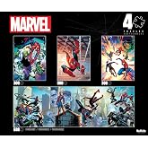 Buffalo Games - Marvel Spider-Man - 4 Pack, 300-500 Piece Jigsaw Puzzles | Four Builds in One Box, One 500 Piece &amp; Three 300 Piece Puzzles, Precision Snap Fit, Poster Included, For Adults