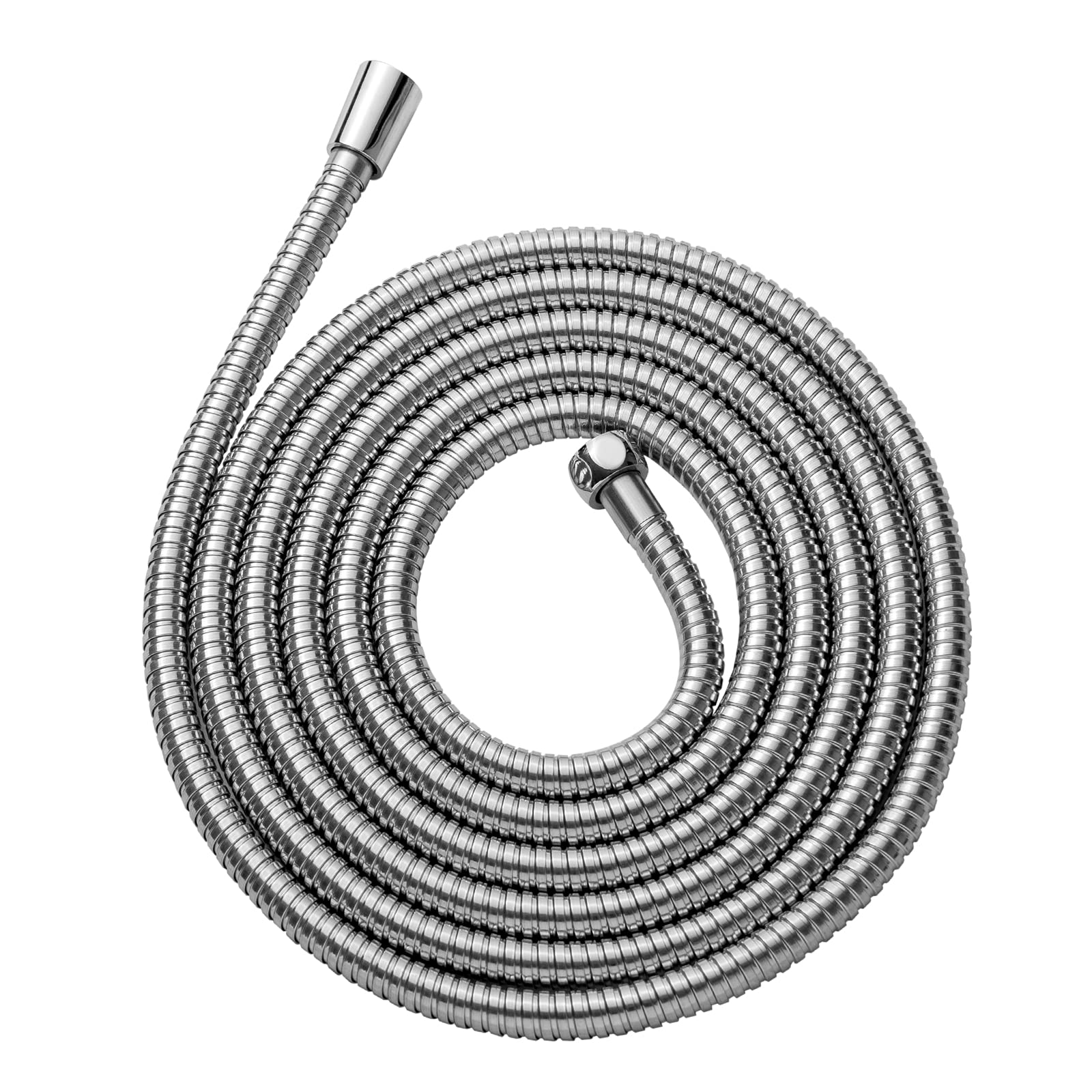 OFFO Stainless Steel Replacement High Pressure Extra Long Shower Hose, Anti-Kink Electroplating for Bath Taps, Nickel Gray