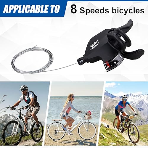 WEEROCK Bike Shifter Lever Speeds Right Thumb Gear Shift Lever