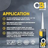 OB1 White Multi-Surface Sealant Adhesive Hybrid Technology 290ml view 5