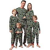Rnxrbb 2025 Family Christmas Pajamas Matching Sets Holiday Xmas Christmas Pjs Jammies for Women Men Couples Adult Kids
