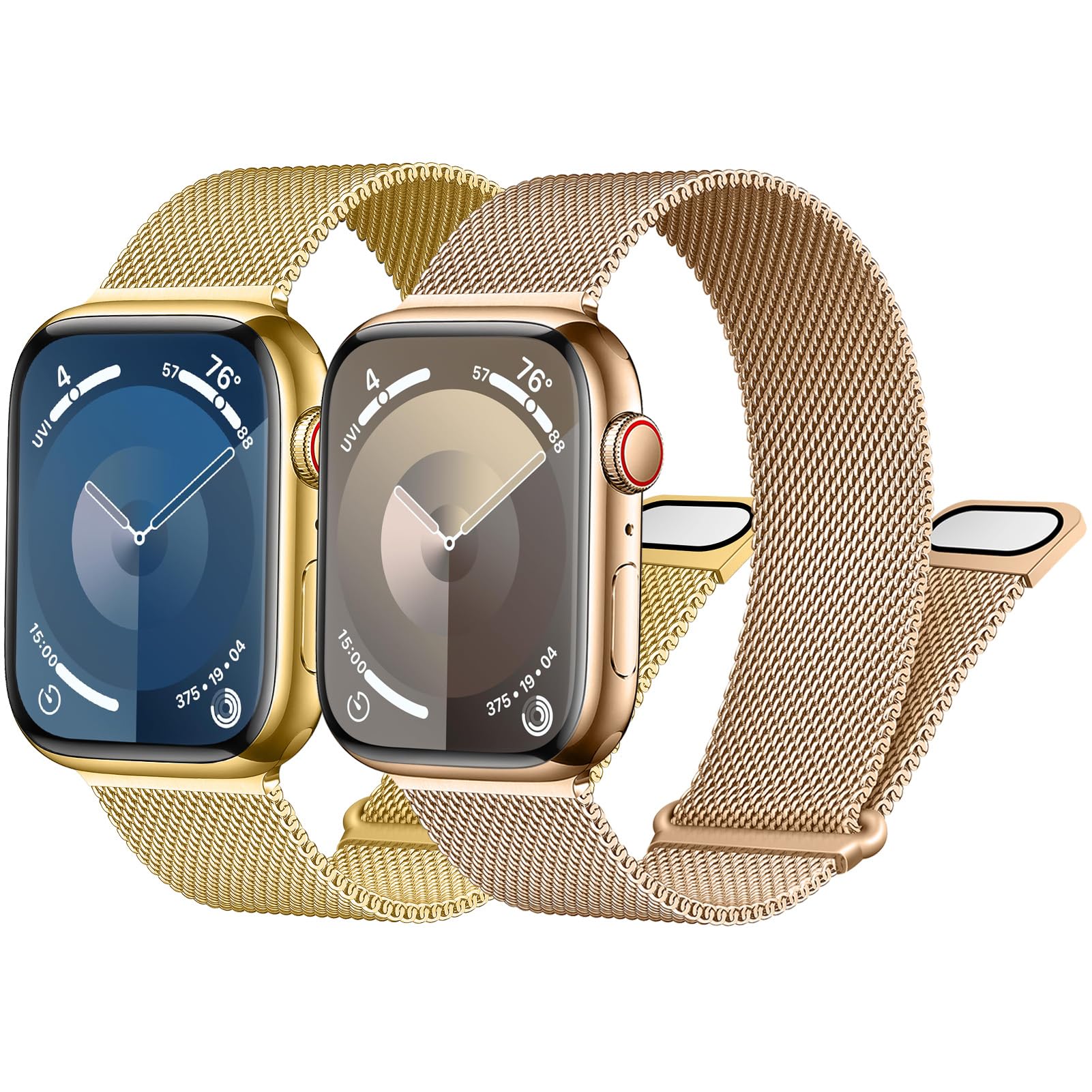 Milanese Loop Band for Apple Watch Strap 40mm 44mm 41mm 45mm 42mm 46mm 38mm 49mm Magnetic Metal Mesh Loop Strap for Apple Watch Ultra Ultra2 Series 10 9 8 7 6 5 4 3 SE SE2