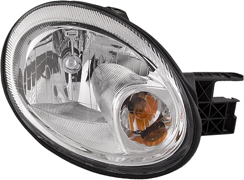 Amazon Com Headlightsdepot Chrome Housing Halogen Headlight Compatible With Dodge Neon 2003 2005 Srt Model Includes Right Passenger Side Headlamp Automotive