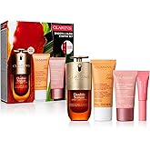 Clarins Smooth and Glow Starter Set | Amazon Exclusive 5-Piece Skincare Set | Includes Full Size Double Serum 1 Ounce | $105 for Value of $142