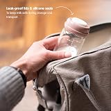 ana baby Premium Glass Breastmilk Storage Bottles 4 x 180ml view 3