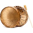 Native American Style 15 in. Elk Hide Frame Hand Drum