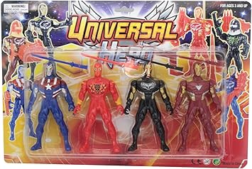 Kidz Corner Supereroi Personaggi Colore Rosso Nero Blu Amazon It Giochi E Giocattoli