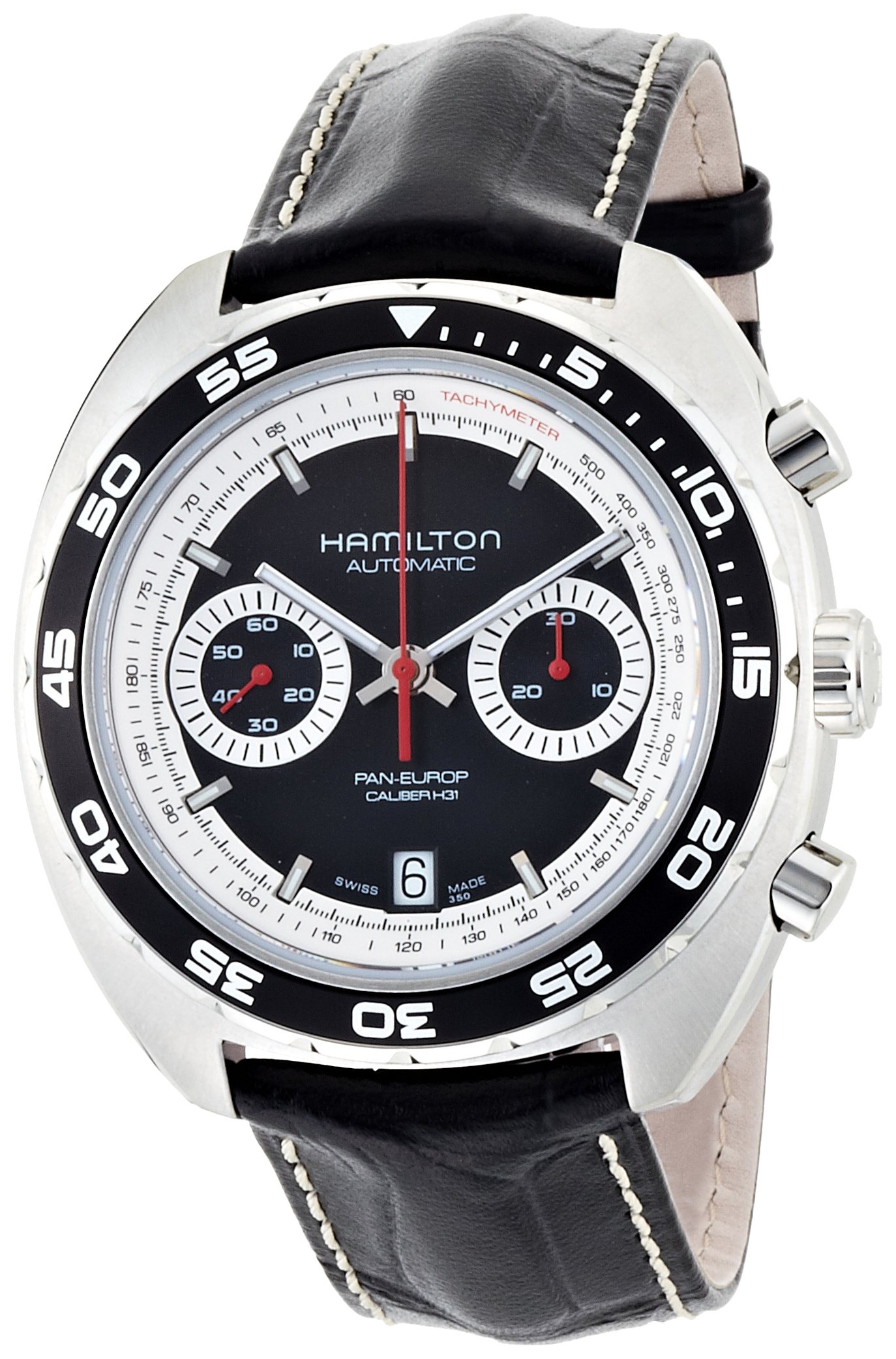 Hamilton Men's H35756735 American Classic Analog Display Swiss Automatic  Black Watch - Buy Online - 24015244