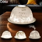 Cello Amazing Mum Tealight Dome Porcelain 3D Projection Gift view 4