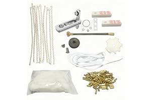 WASYDY Lighter Repair Kit,Flint Wick Set Compatible with Zippo Lighters,Anti-Evaporation Metal Gasket,Flint,Copper Cotton Wick,Flint Spring, Cotton, Cotton Felt Pad,Wick with Needle,Flint Wheel Set