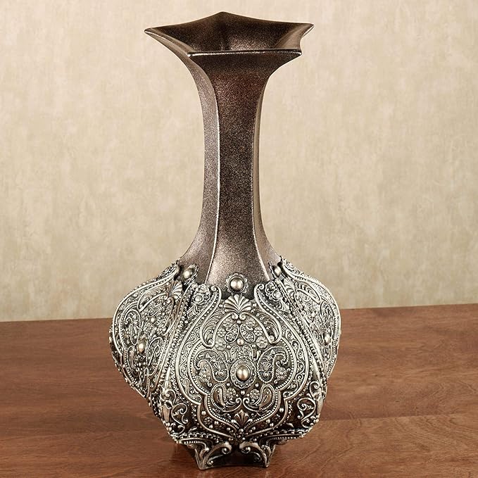 Amazon Com Touch Of Class Karachi Vase Bronze Home Kitchen