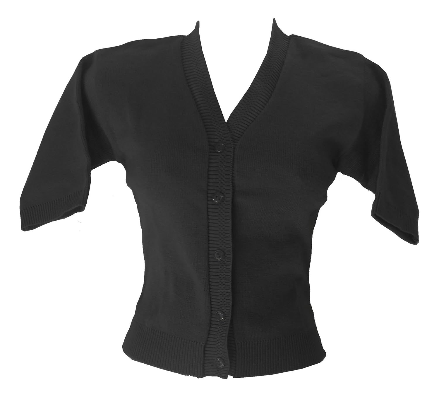 kuku hosiery woollen half sleeves blouse