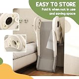 AIYAPLAY Kids 3-in-1 Toddler Slide Climber Basketball Hoop Indoor Foldable view 5