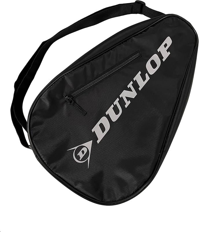 Dunlop Padel Small Paletero – Borsa da Padel per 2 Racchette, Fodera Termica contro il Calore, Tasca Esterna per Accessori, Tracolla Regolabile, Robusta e Compatta, Nera
