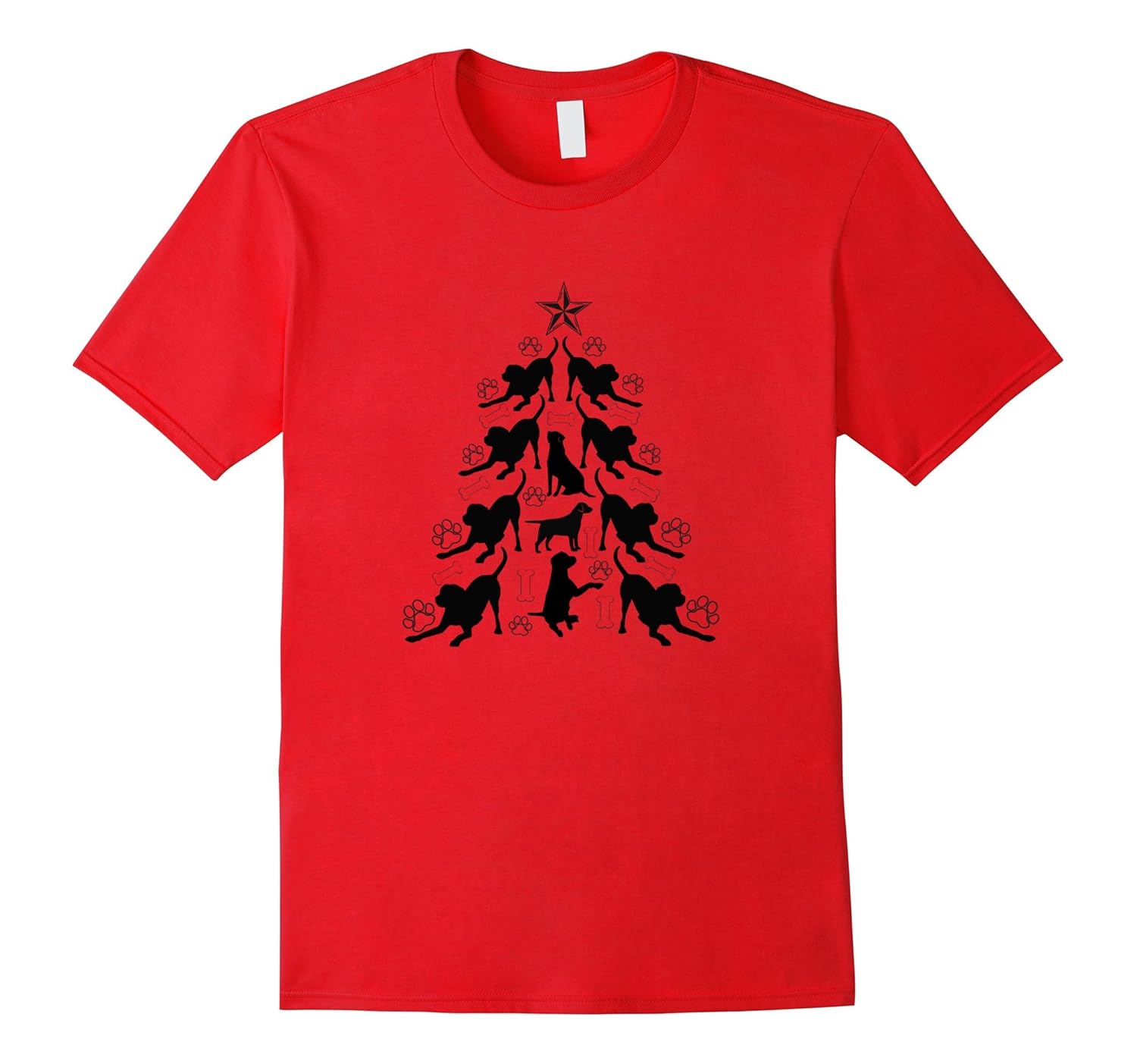 Labrador Retriever Dog Christmas Tree Shirt-ANZ