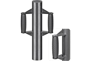 Insaga Enhance Fence Post Driver with Anti-Slip Handles T Post Driver, Heavy Duty Steel Post Driver Pounder Hammer for Metal Fence Posts, T Posts, U-Channels (2.7''DIA-17''L-9LB)