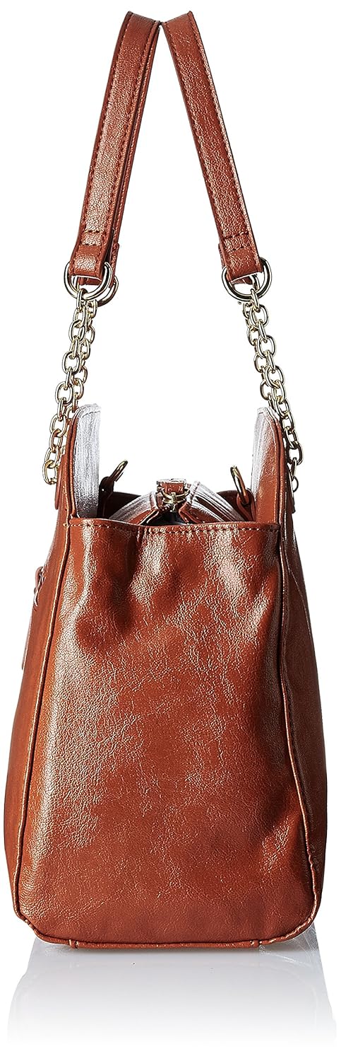 caprese women's monica satchel (rust)