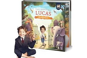 Personalized Children Story Book - Amazing Zoo Adventure - Customized Name & Photo - Baby Gifts - Kids Engaging Story - Elfin