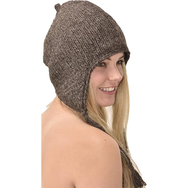Hand Made 100% Merino Wool Ear Flap Snowboard Ski Chullo  display picture 1