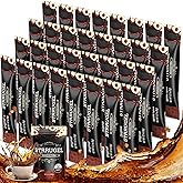 strrugel Organic Mushroom Coffee with Lion’s Mane & Reishi - 9 Functional Mushrooms + Ashwagandha for Focus, Energy & Stress Relief - Low Caffeine Instant Coffee Sticks, 32 Servings