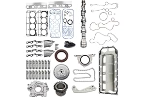 IGNISPARK 5.7 HEMI MDS Lifter Camshaft Timing Chain Oil Pump Kit Replacement 53022263AF 53021726AD 53022243AF 53021622BH for Dodge Ram 1500 5.7L HEMI 2009-2015