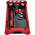 M12 Rotary Packout Organizer with Drawer and Bit Storage for Milwaukee Packout Compact Tool Box- Battery, bits, and Blade Sto
