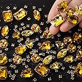 156 Pieces Sew on Rhinestones Claw Flatback Crystal