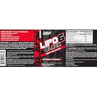 Nutrex Lipo6 Black Ultra Concentrate Fat Destroyer - 60 Capsules