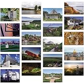 Dear Mapper Vintage United States Iowa Landscape Postcards Pack 20pc/Set | Postcards from Around the World Greeting Cards for Business World Travel Postcard for Mailing Decor Gift