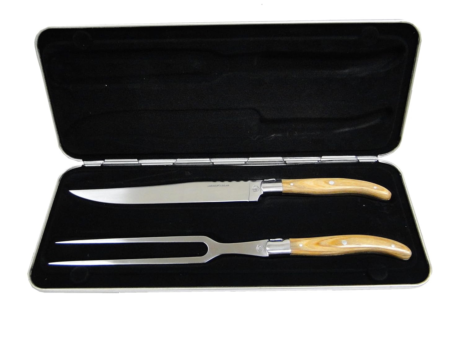 Laguiole Carving Knife & Fork Gift Set Amazon.co.uk Kitchen & Home
