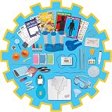 Galt Giant Science Lab XL STEM Experiments Kit Kids Ages 6+ w/ Lab Coat view 7