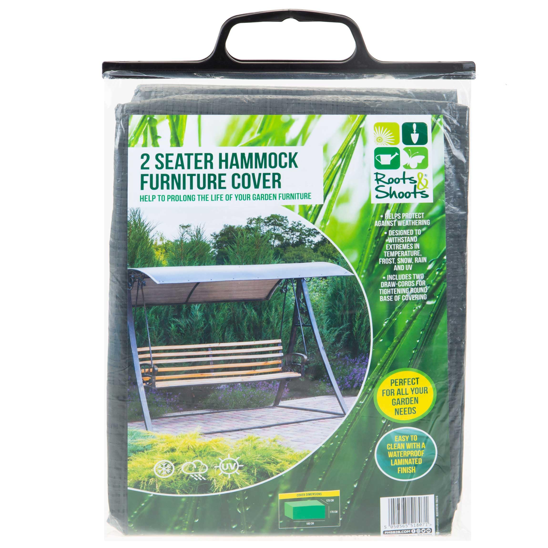 VFM - Two Seater Hammock Cover - Dark Grey - Roots & Shoots