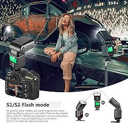 NEEWER 750II TTL Camera Flash Speedlite with LCD