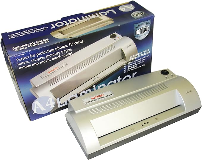 A4 LAMINATING MACHINE LAMINATOR HOME OFFICE WITH POUCHES Amazon.co.uk