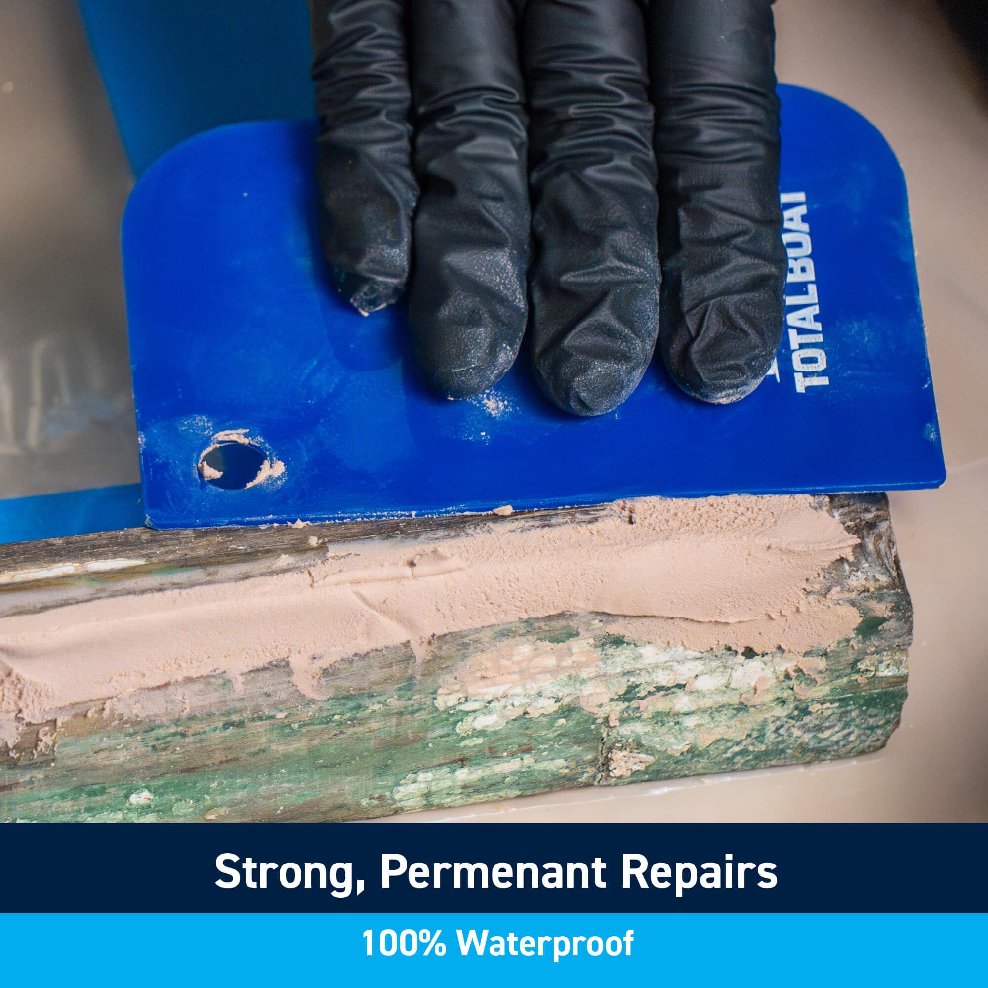 TotalBoat Fixwood | Marine Grade Epoxy Putty | Stainable Paste Filler for Damaged Wood Repair or Replacement