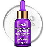 MAREE 20% Tranexamic Acid Serum Complex with Niacinamide & Vitamin C – Serum for Face & Body Dark Spot Corrector – Age Spots Hyperpigmentation Care Remover – Brightening Acido Tranexamico para Manchas
