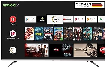 METZ 101 cm (40 inches) Full HD Certified Android Smart LED TV M40E6 (Black and silver)