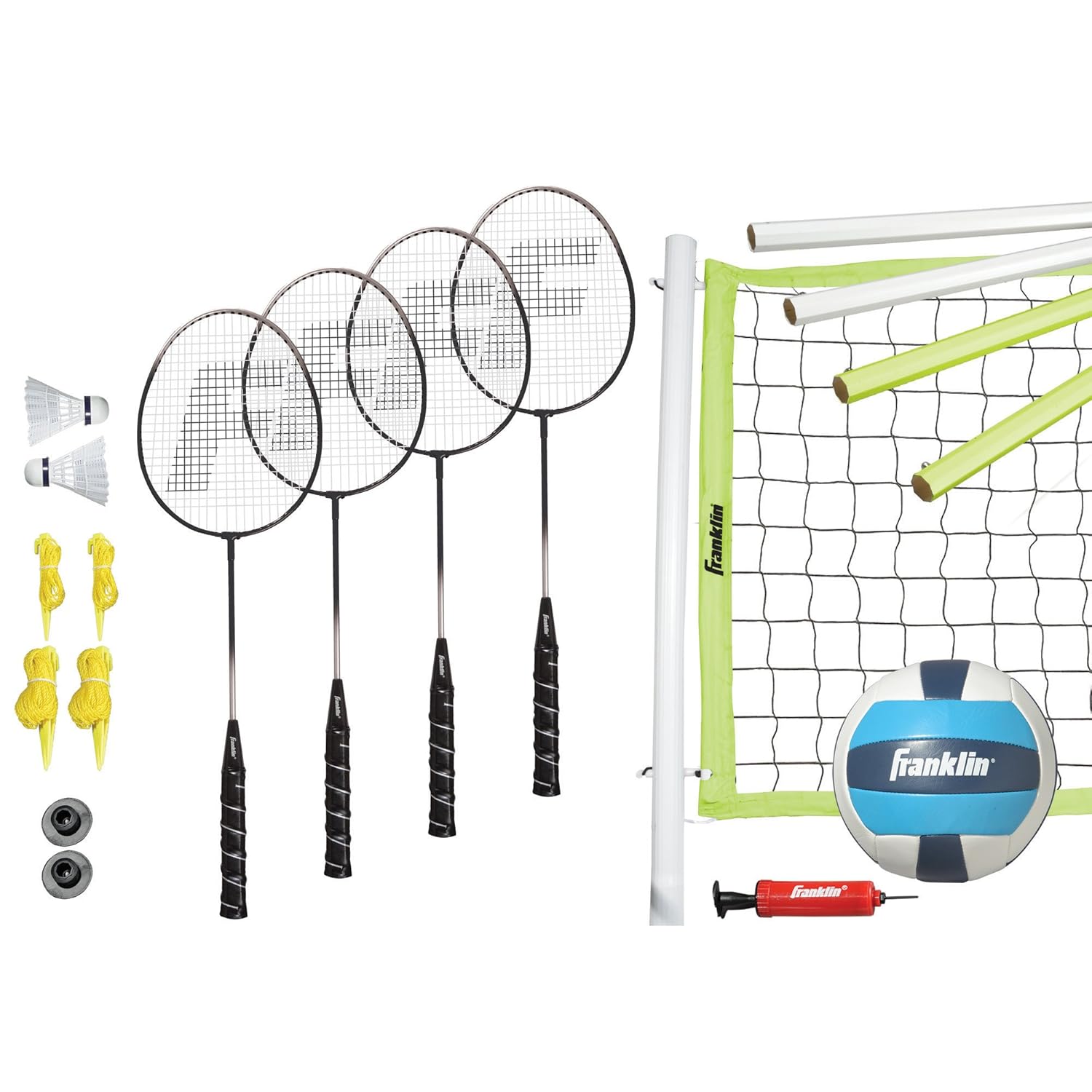 Franklin Sports Advanced Badminton/Volleyball Set Amazon.co.uk Sports