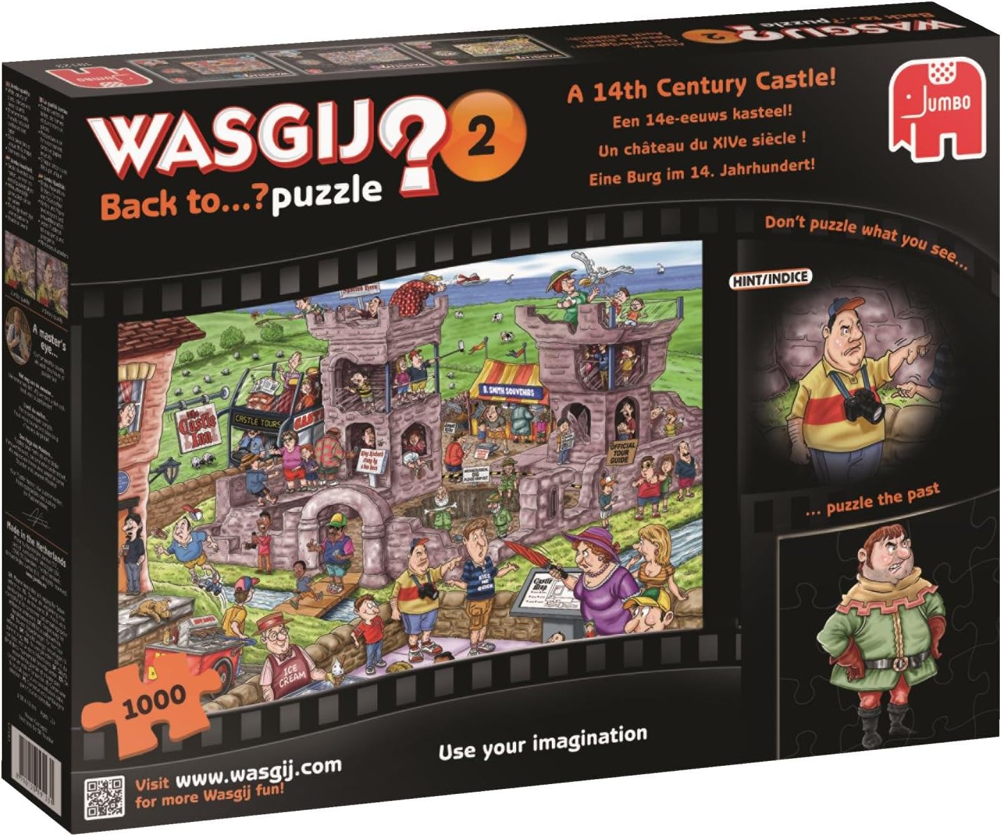 Wasgij 19123 "Back to 2 A 14th Century Castle" Jigsaw Puzzle (1000