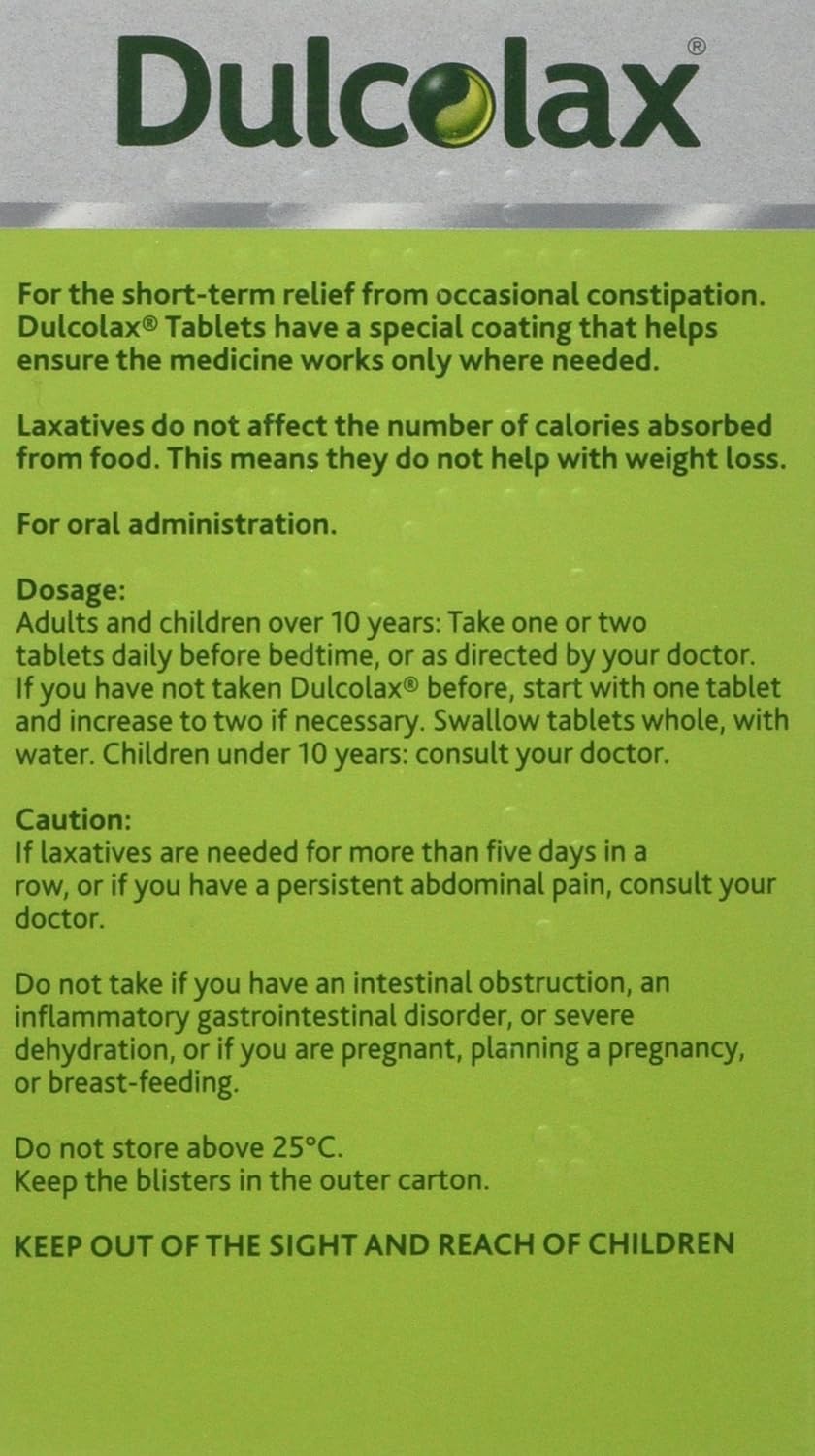 Dulcolax reviews weight loss help