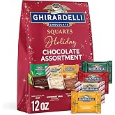 GHIRARDELLI Limited Edition Holiday Chocolate Assortment SQUARES, 12 oz Bag