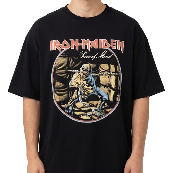Iron Maiden T Shirt World Piece Tour 1983 Band Logo New Official
