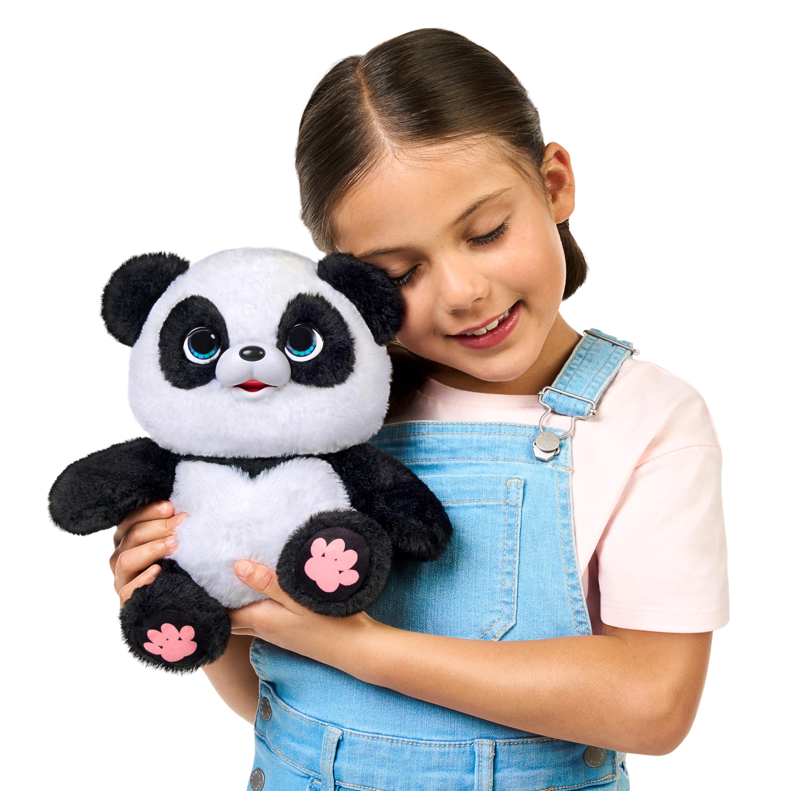Little Live Pets My Baby Panda ChuChu | Interaktives Haustier mit über 50 Geräuschen & Reaktionen. Strampelt, geht aufs Töpfchen, lacht & mehr. Immer Wieder Spielen. Geschenk für Kinder 9
